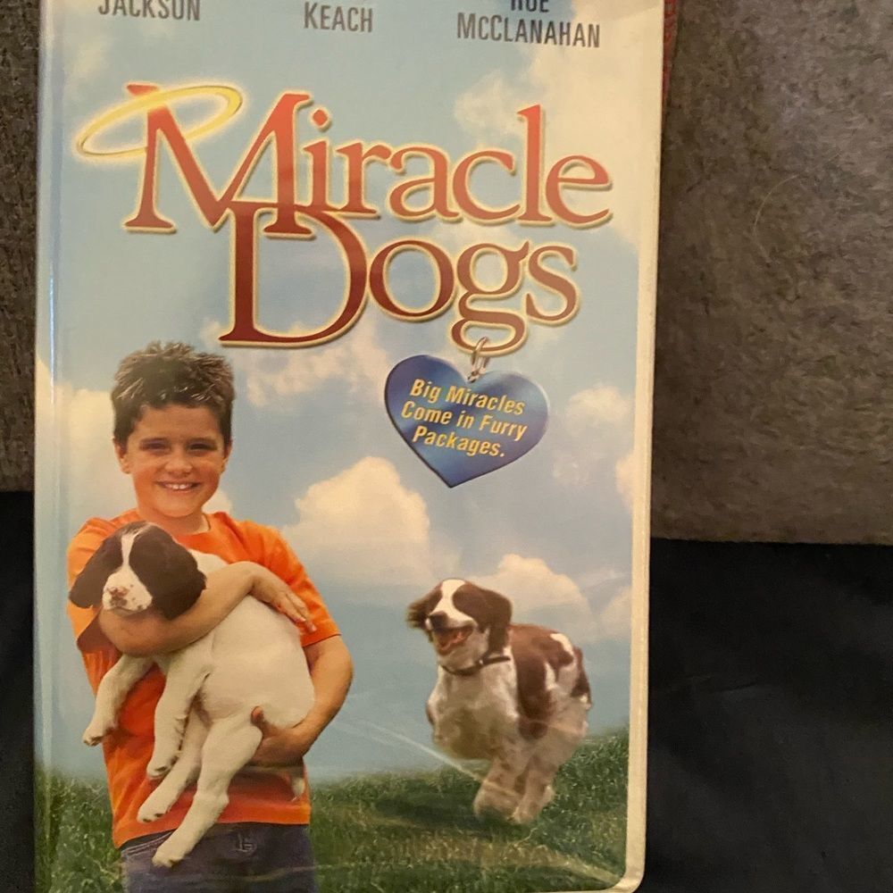 Miracle Dogs (VHS 2002) Kate Jackson Stacy Keach Rue McClanahan